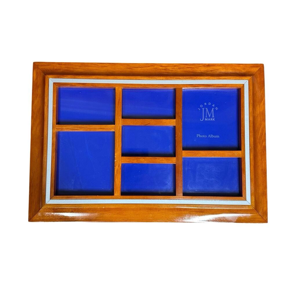 Jordan Mark Wooden Photo Album Frame Cover Holds 152 Pictures Photos 14" x 10"